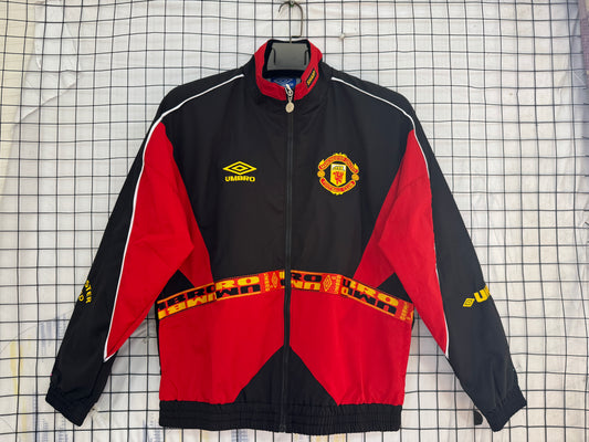 Manchester United Red and Black 1996-1997 Windbreaker