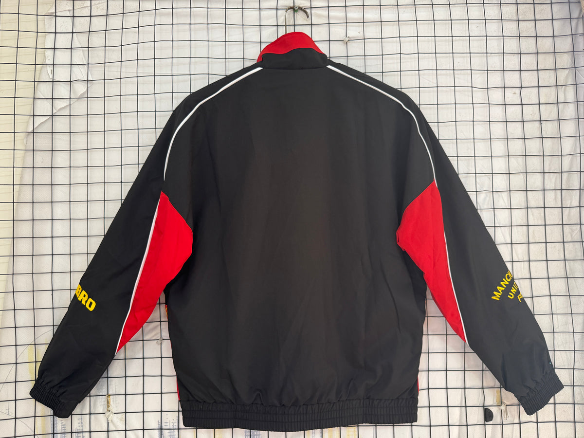 Manchester United Red and Black 1996-1997 Windbreaker