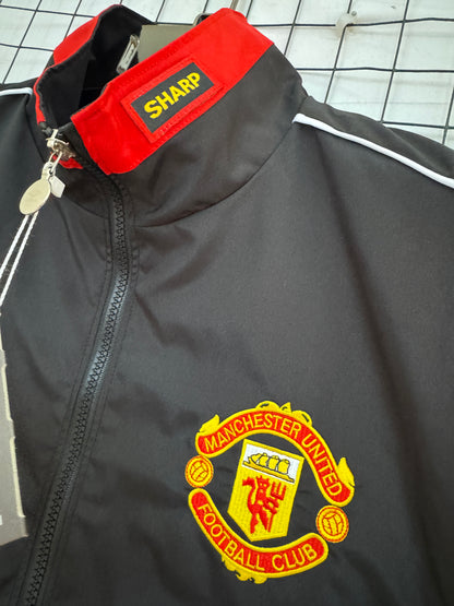 Manchester United Red and Black 1996-1997 Windbreaker