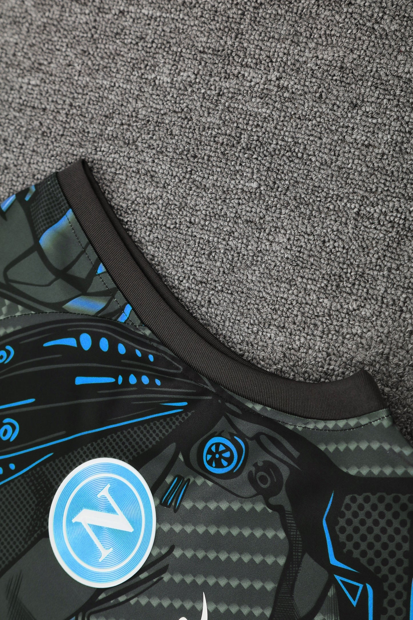 Napoli Sleeveless Training Kit - Black