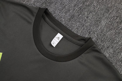 Real Madrid Sleeveless Training Kit - Grey/Lime