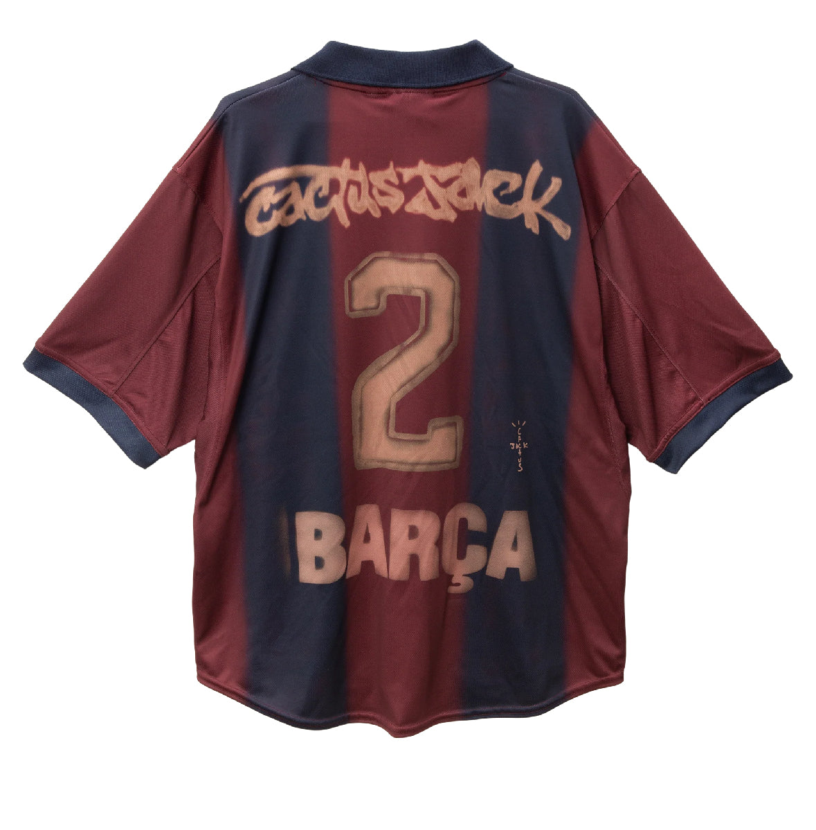 FC BARCELONA RETRO 2000/01 HOME SKELETON JERSEY