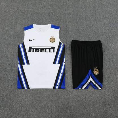 Inter Milan Sleeveless Training Kit White