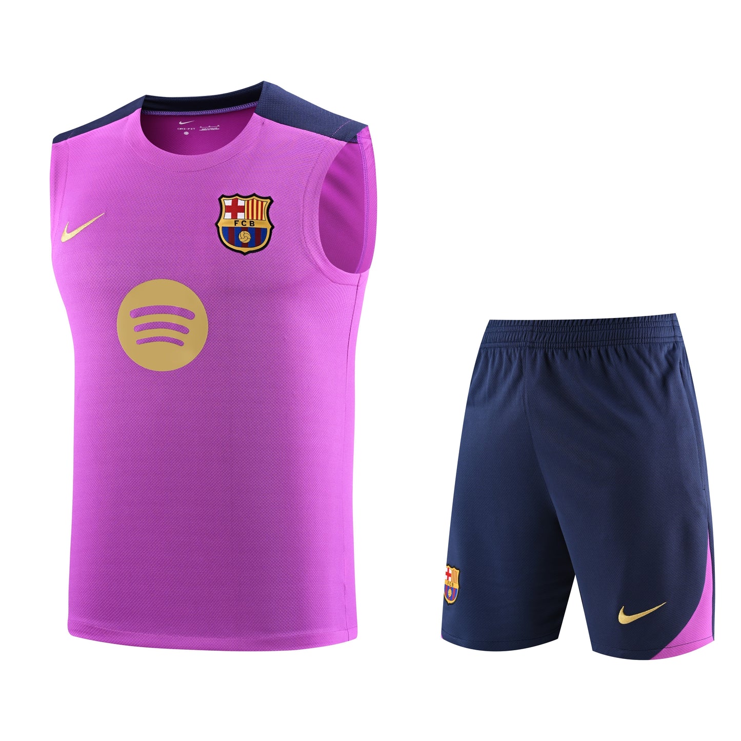 Barcelona Sleeveless Training Kit Purple