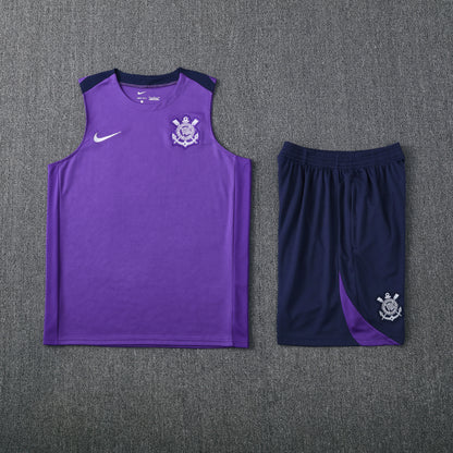 Corinthians Sleeveless Training Kit Purple