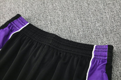 Real Madrid Sleeveless Training Kit - White/Purple/Black