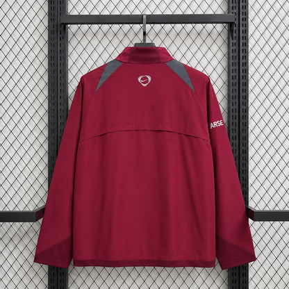 Arsenal Maroon Vintage Style Windbreaker