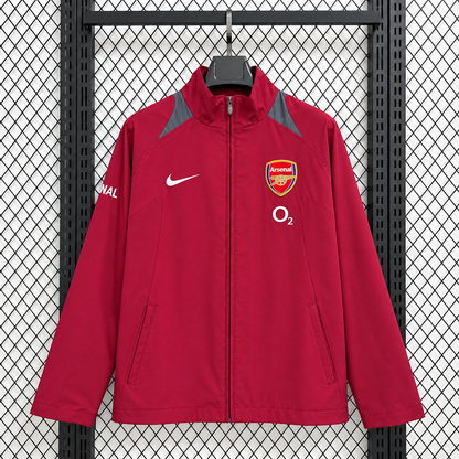 Arsenal Maroon Vintage Style Windbreaker