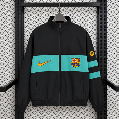 Barcelona black Windbreaker
