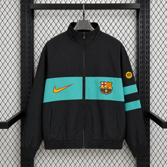 Barcelona black Windbreaker
