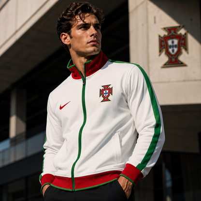 Portugal team white World Cup Windbreaker