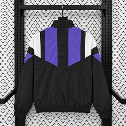 Real Madrid black Windbreaker
