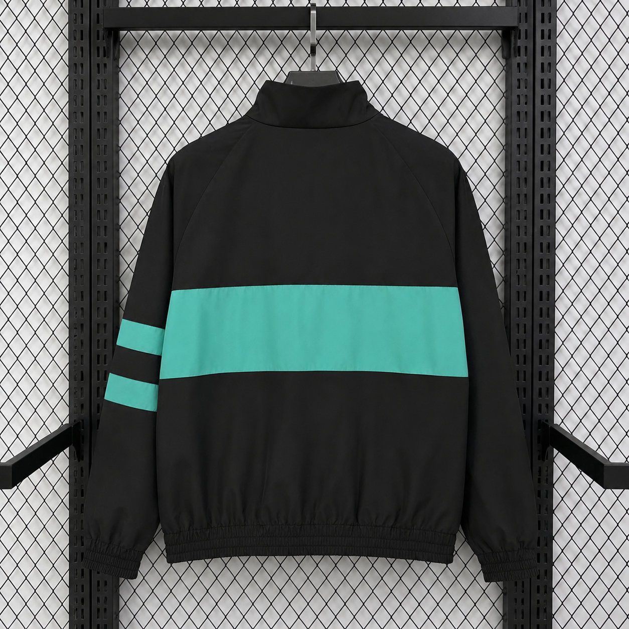 Barcelona black Windbreaker