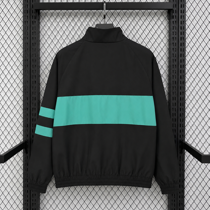 Barcelona black Windbreaker