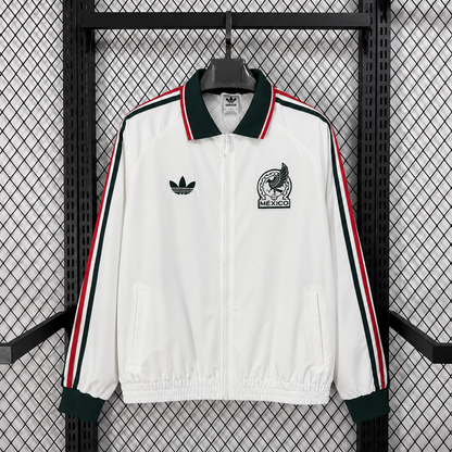 Mexico team white World Cup Windbreaker