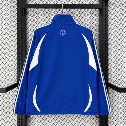 Greece team white with blue Windbreaker