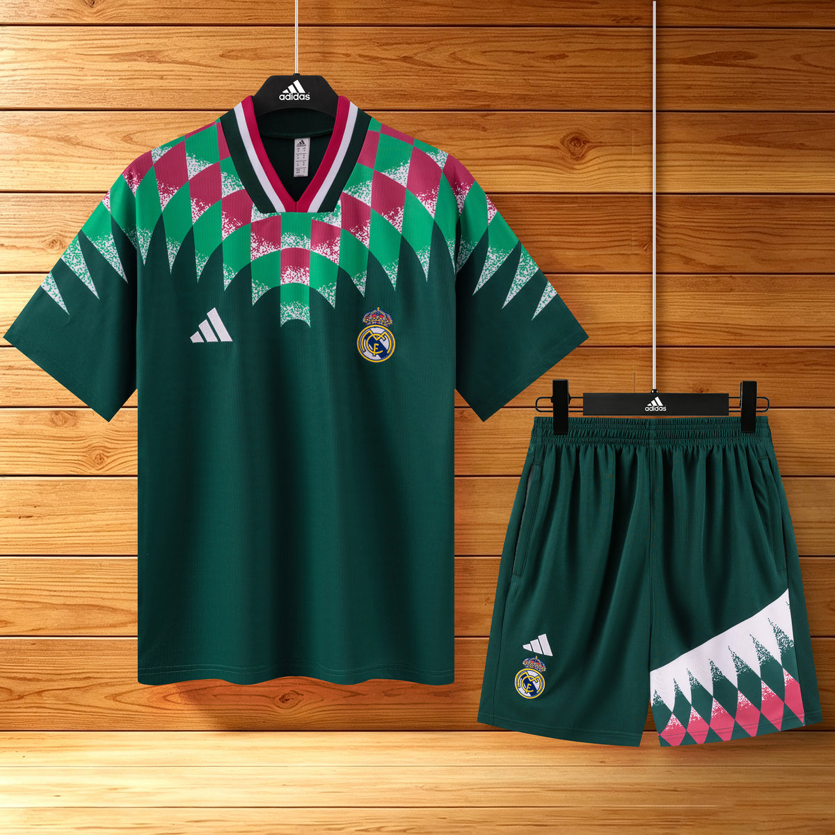 2627 Real Madrid retro short sleeve Training Kit 2