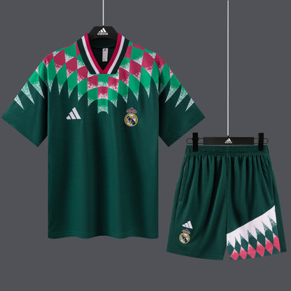 2627 Real Madrid retro short sleeve Training Kit 2