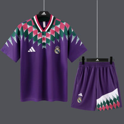 2627 Real Madrid retro short sleeve Training Kit 3