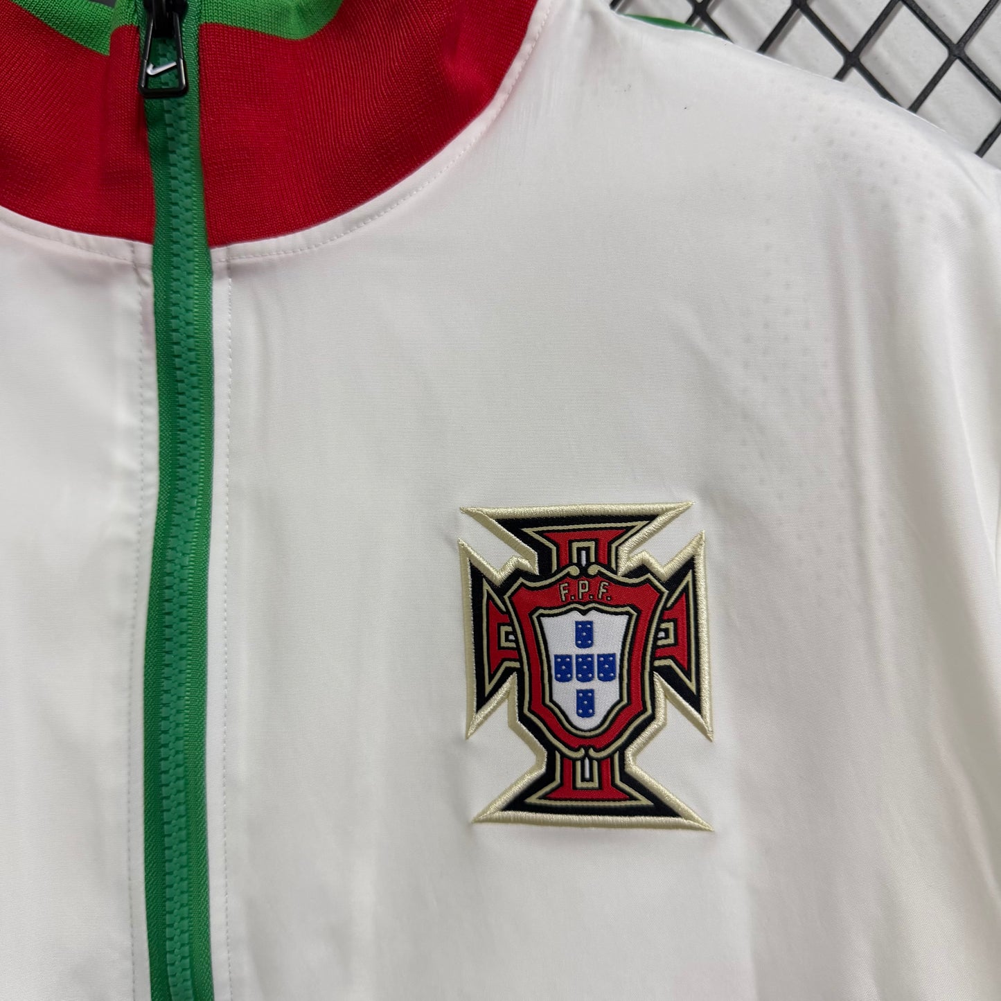 Portugal team white World Cup Windbreaker