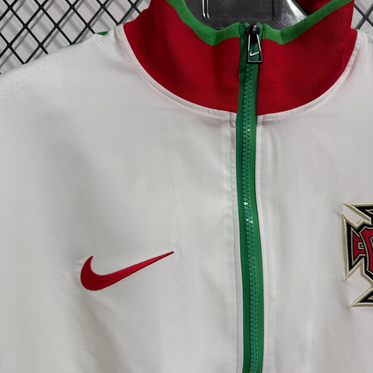 Portugal team white World Cup Windbreaker