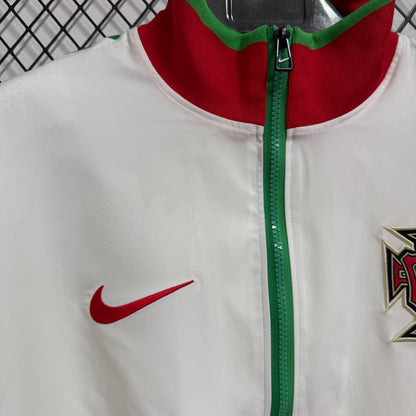 Portugal team white World Cup Windbreaker