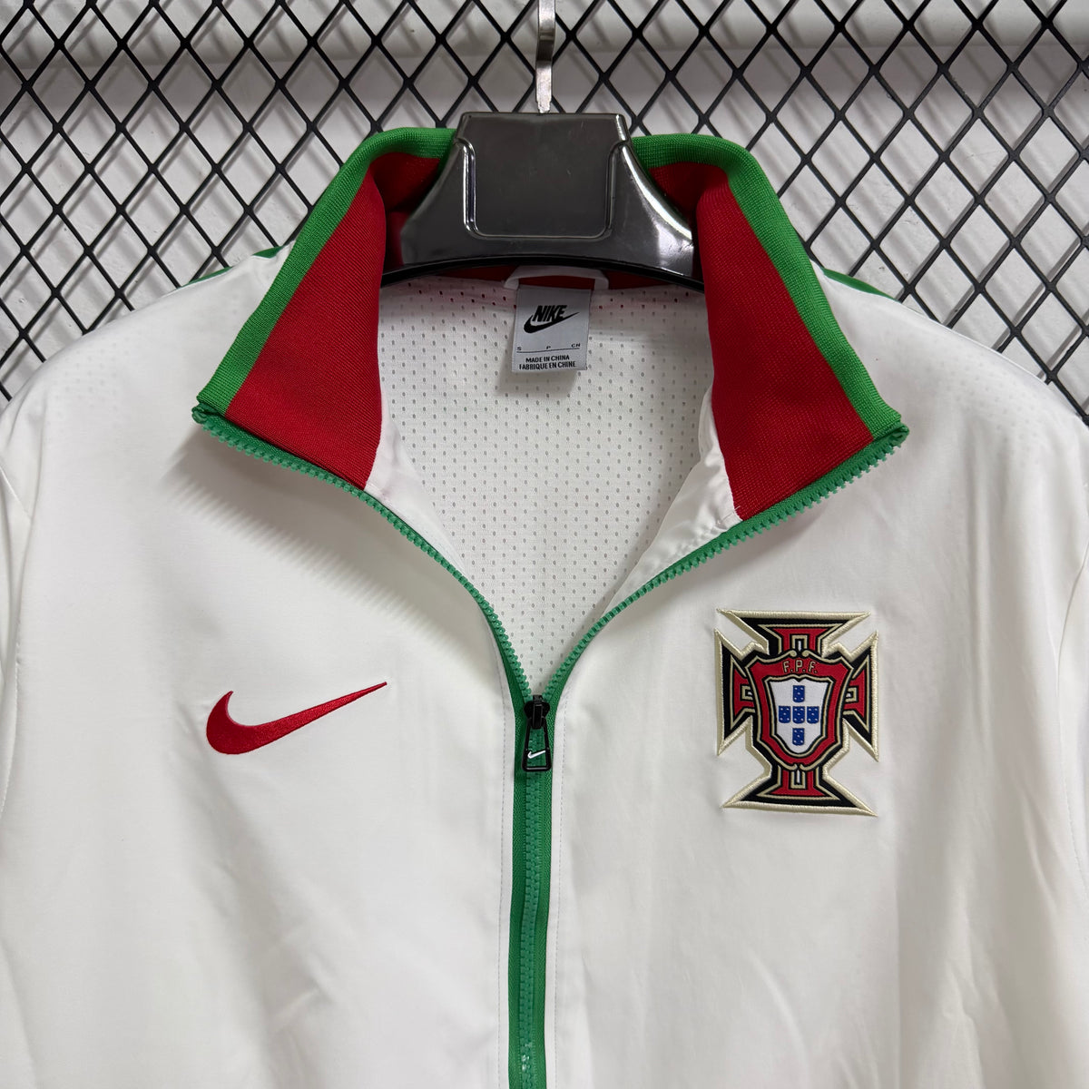 Portugal team white World Cup Windbreaker
