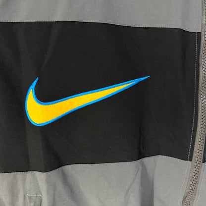 Inter Milan grey retro style Windbreaker