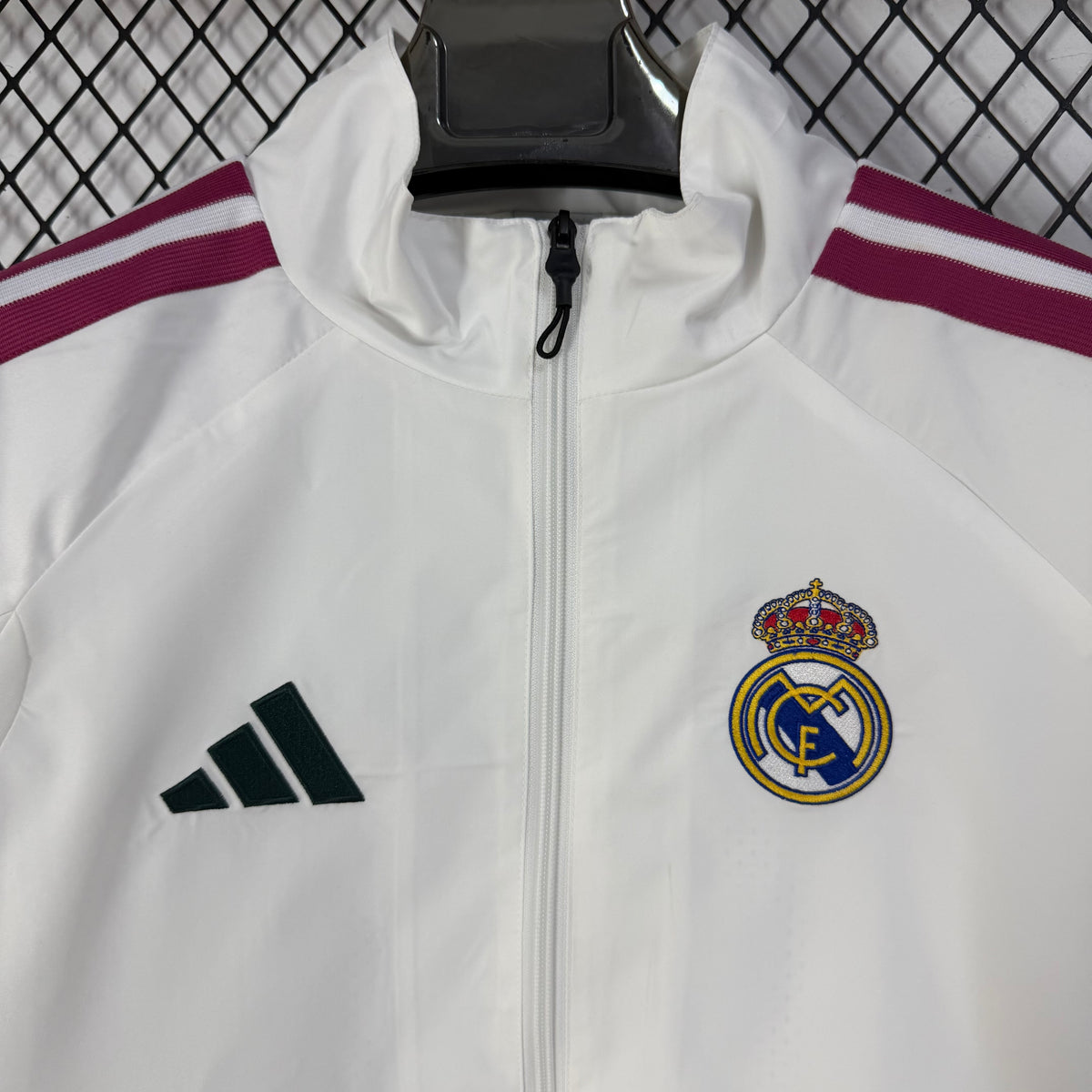 Real Madrid White 26 Home Windbreaker