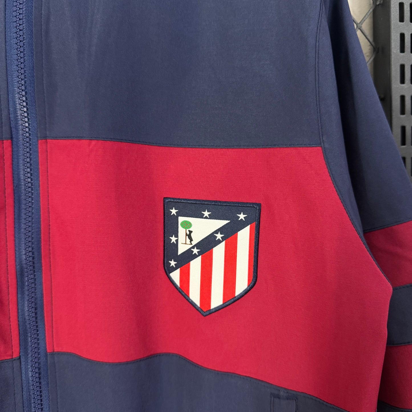 Atletico Madrid Retro Blue Windbreaker