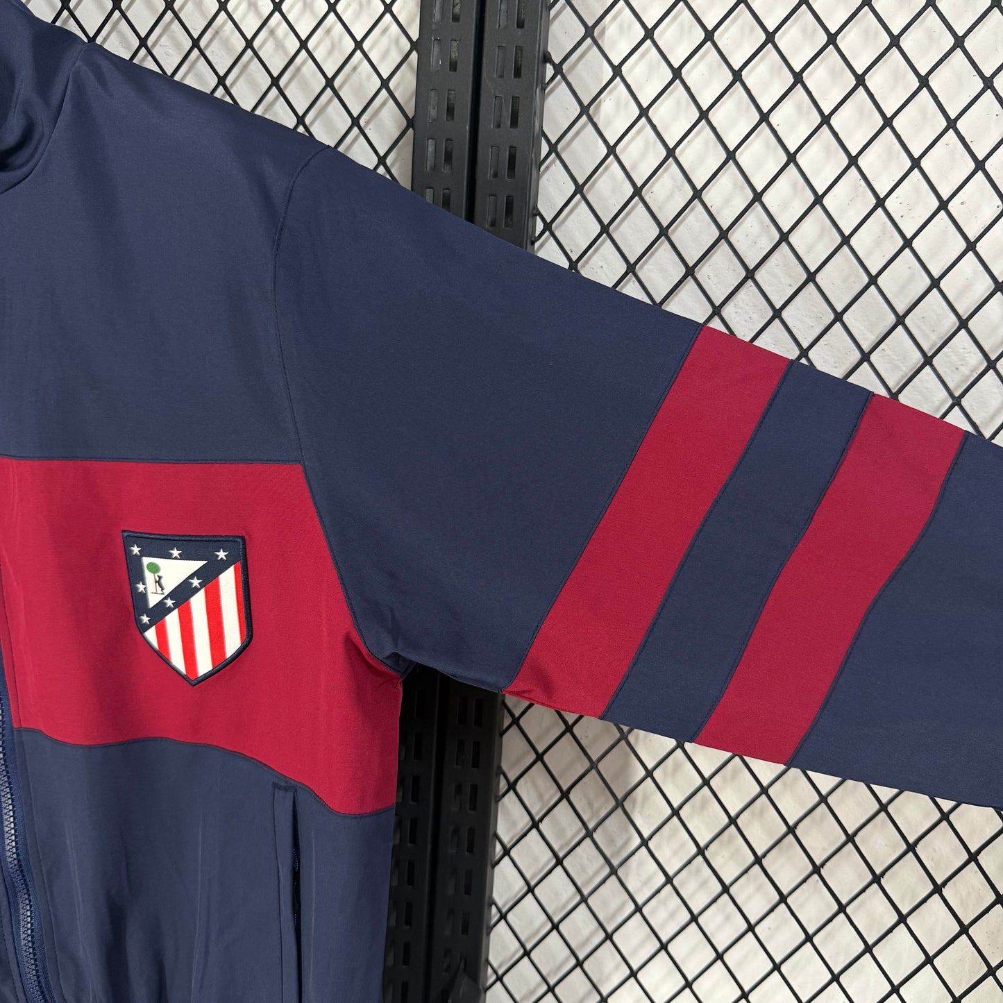 Atletico Madrid Retro Blue Windbreaker