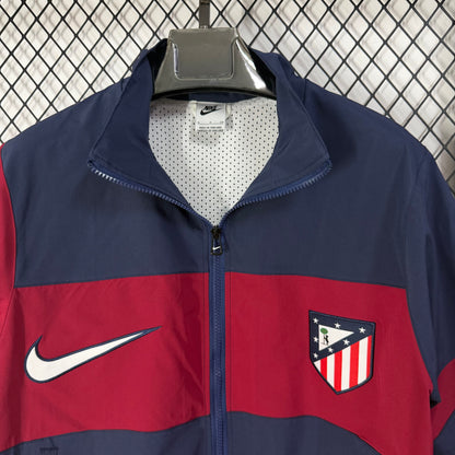 Atletico Madrid Retro Blue Windbreaker