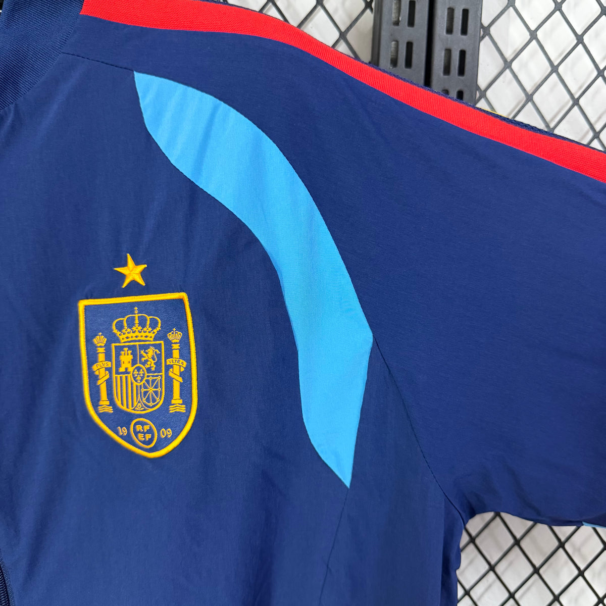 Spanish royal blue Windbreaker