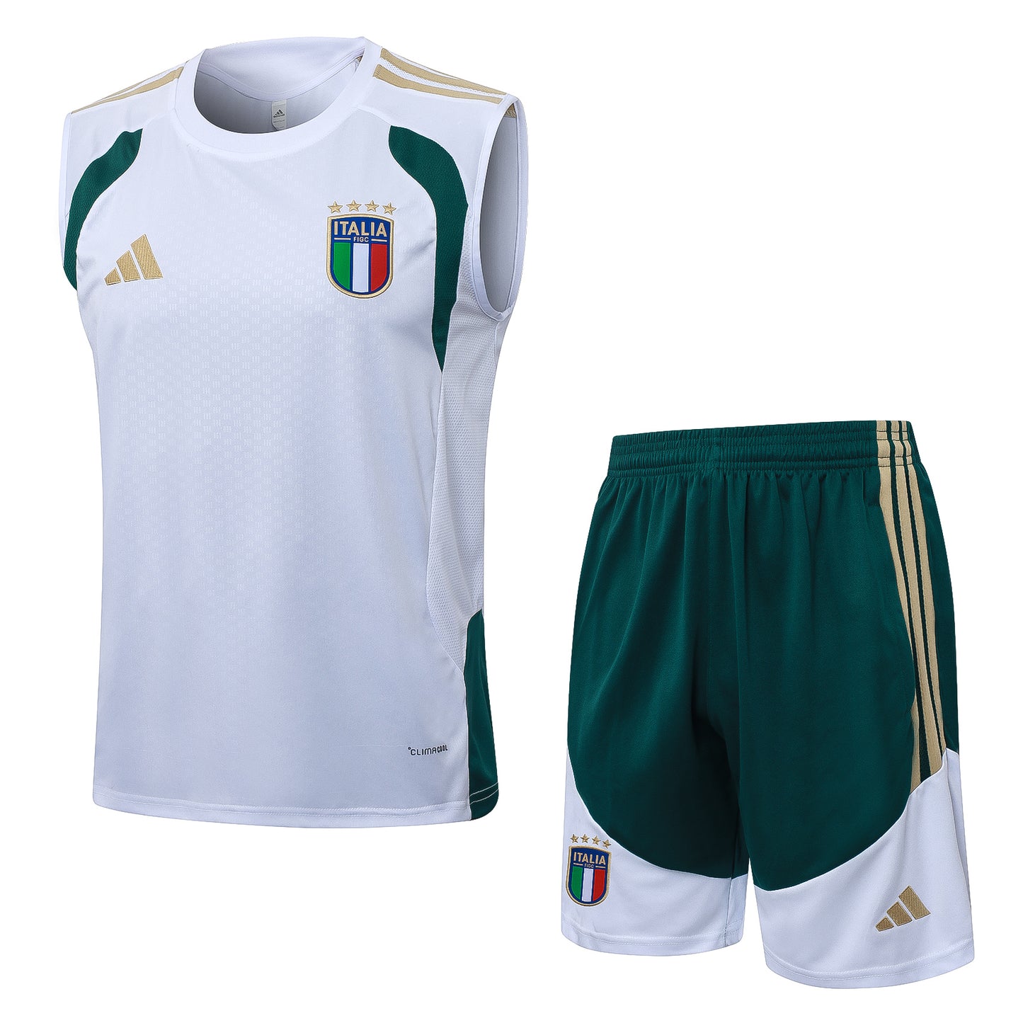 Italy 2627 Sleeveless Training Kit  Dark green 1