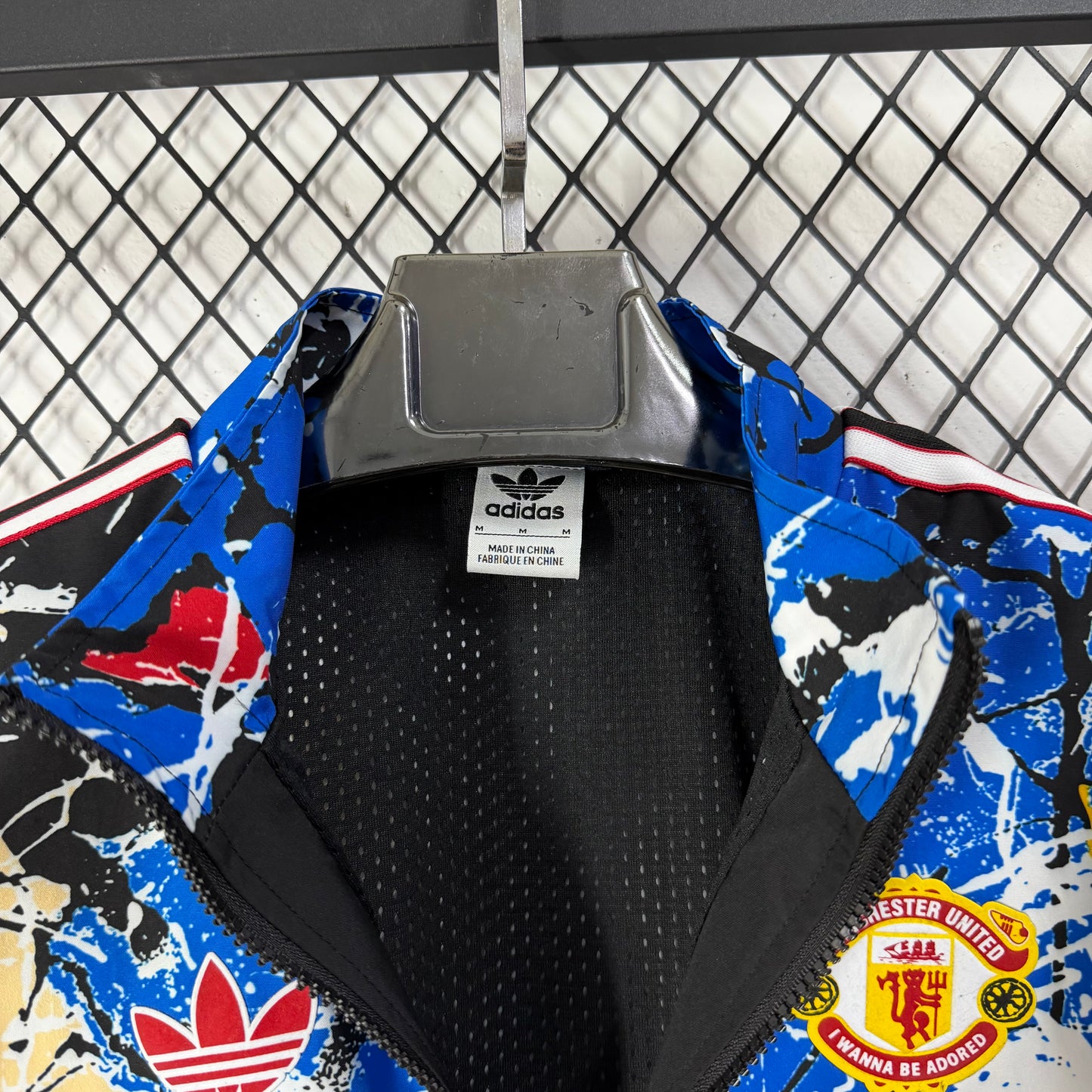 Manchester United x Stone Roses collaboration Windbreaker