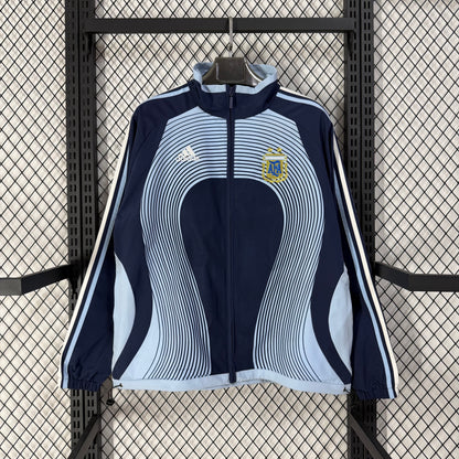 Argentina classic navy blue with blue Windbreaker