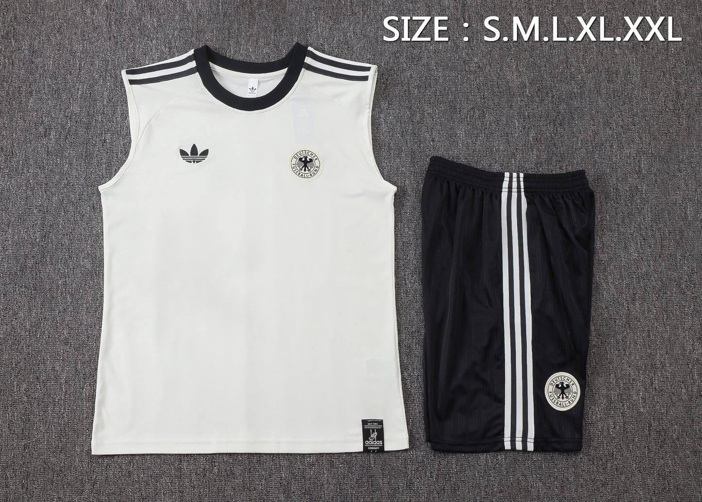 Germany 2627 Sleeveless Training Kit  Dark green 2