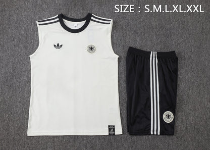 Germany 2627 Sleeveless Training Kit  Dark green 2