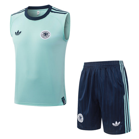 Germany 2627 Sleeveless Training Kit  Dark green 1