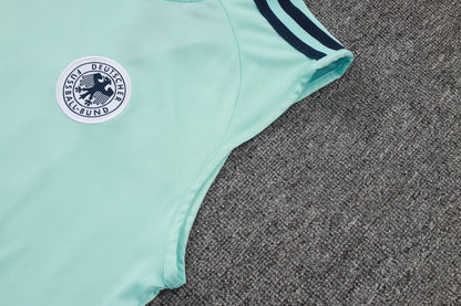 Germany 2627 Sleeveless Training Kit  Dark green 1