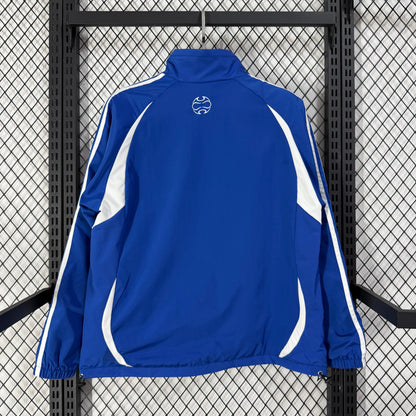 Greece team white with blue Windbreaker