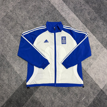 Greece team white with blue Windbreaker