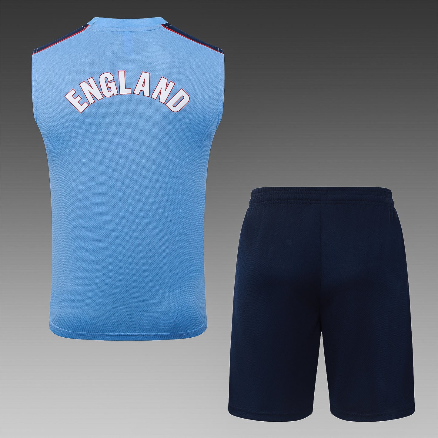 England 2627 Sleeveless Training Kit  Dark green