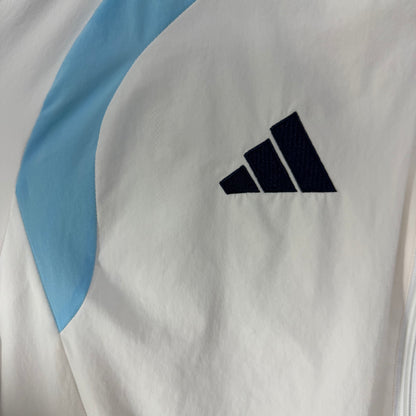 Argentina World Cup style white Windbreaker