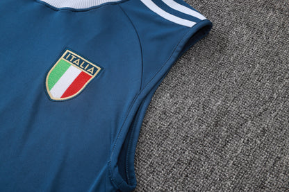Italy 2627 Sleeveless Training Kit  Dark green 2