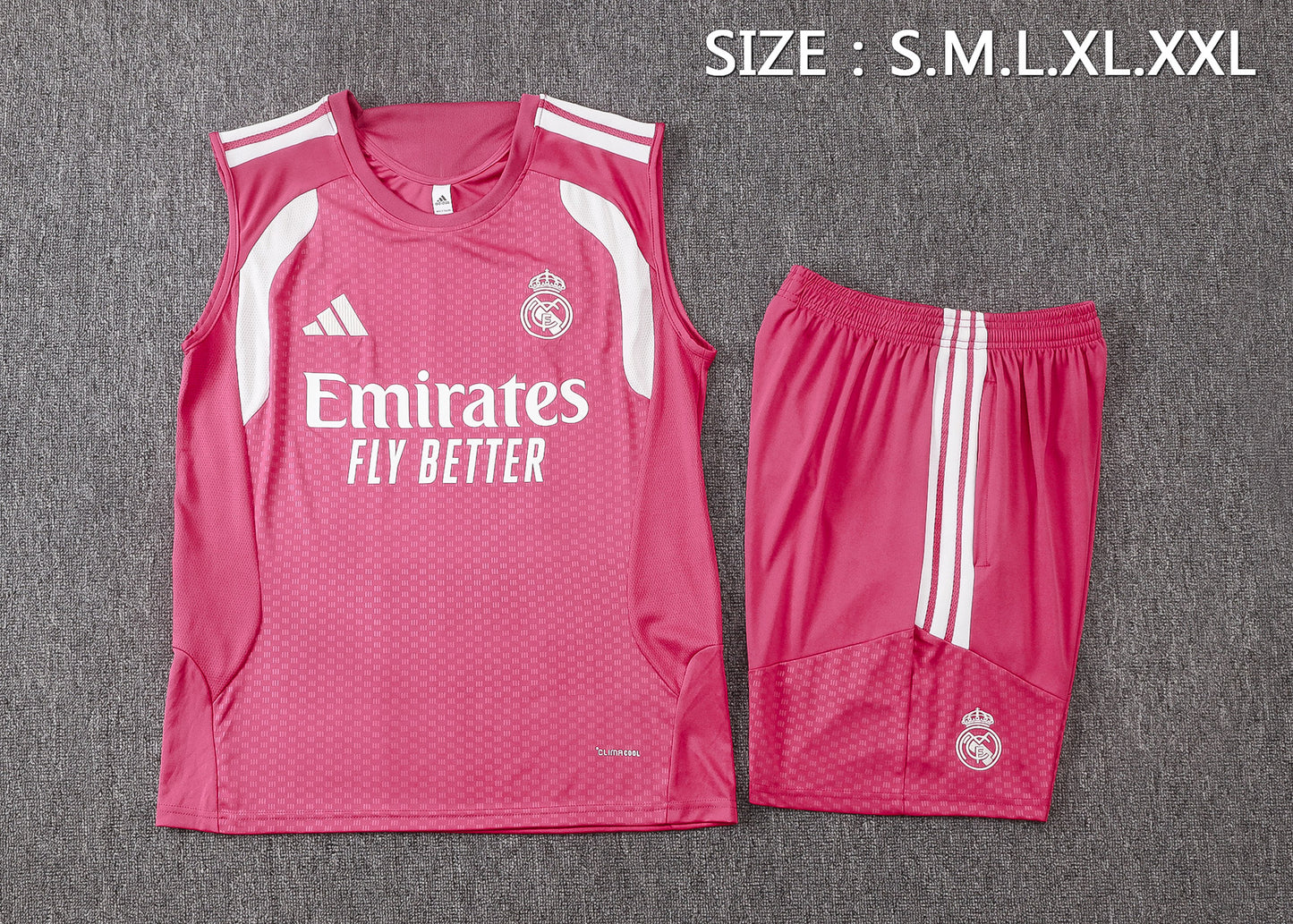 Real Madrid 2627 Sleeveless Training Kit 1