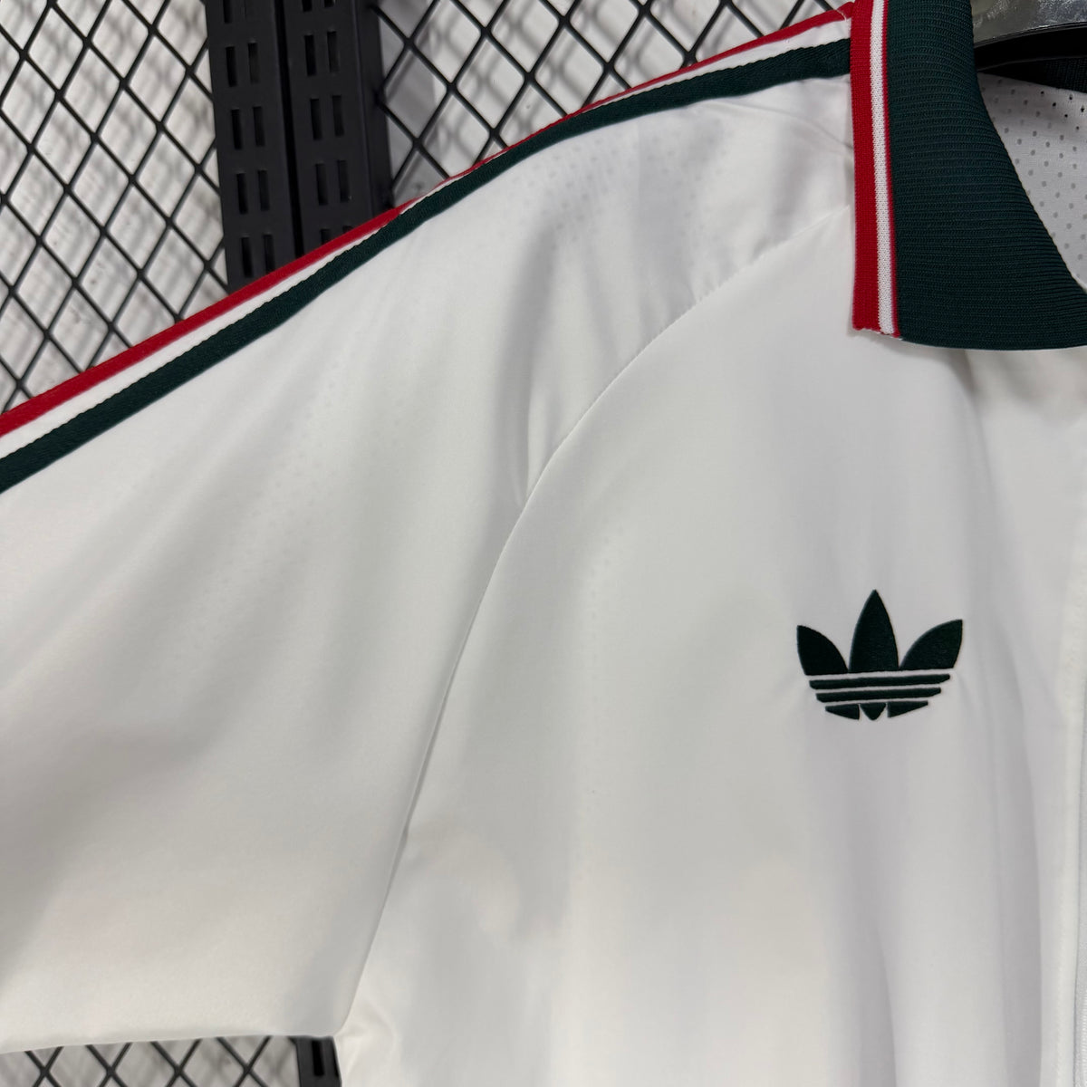 Mexico team white World Cup Windbreaker