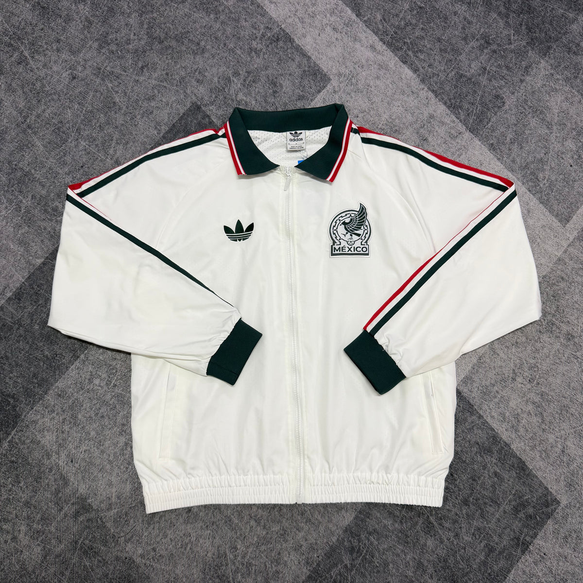 Mexico team white World Cup Windbreaker