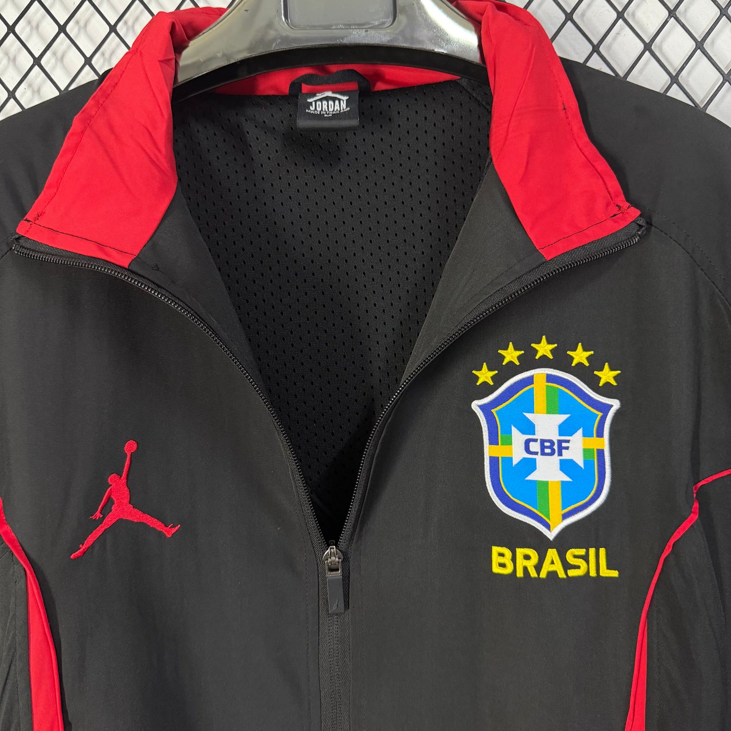 Brazil team black World Cup edition Windbreaker