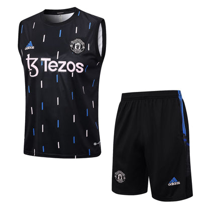 Manchester United Sleeveless Training Kit Black 2022/23